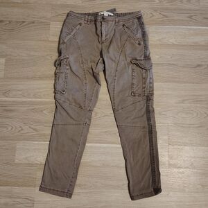 Marrakech Women's Utility Cargo Jeans Low Rise And Skinny 32" Waist